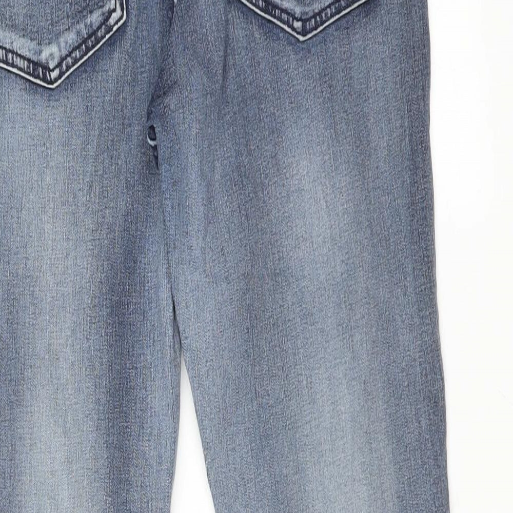 WAVEN Womens Blue Skinny Jeans Size 12 L26 in