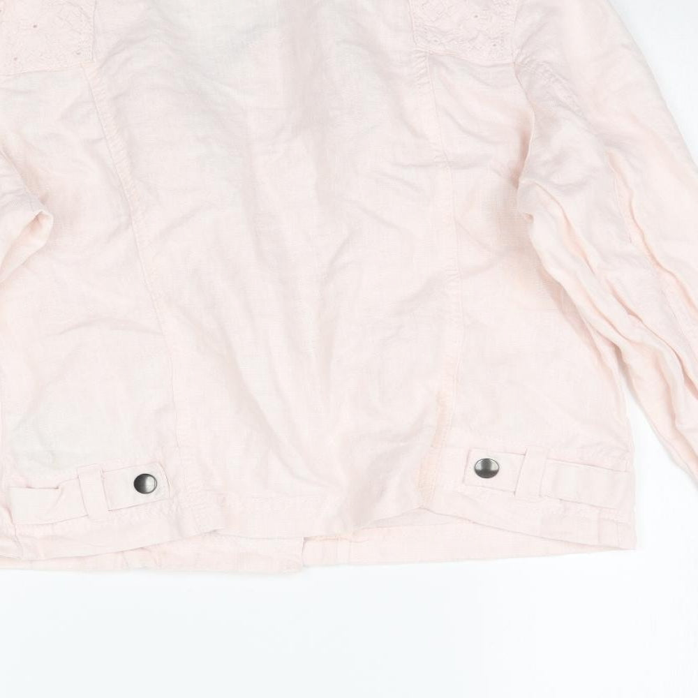 Marks and Spencer Womens Pink Jacket Size 14