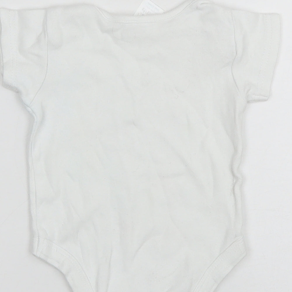 B&M Baby White Leotard One-Piece Size 0-3 Months