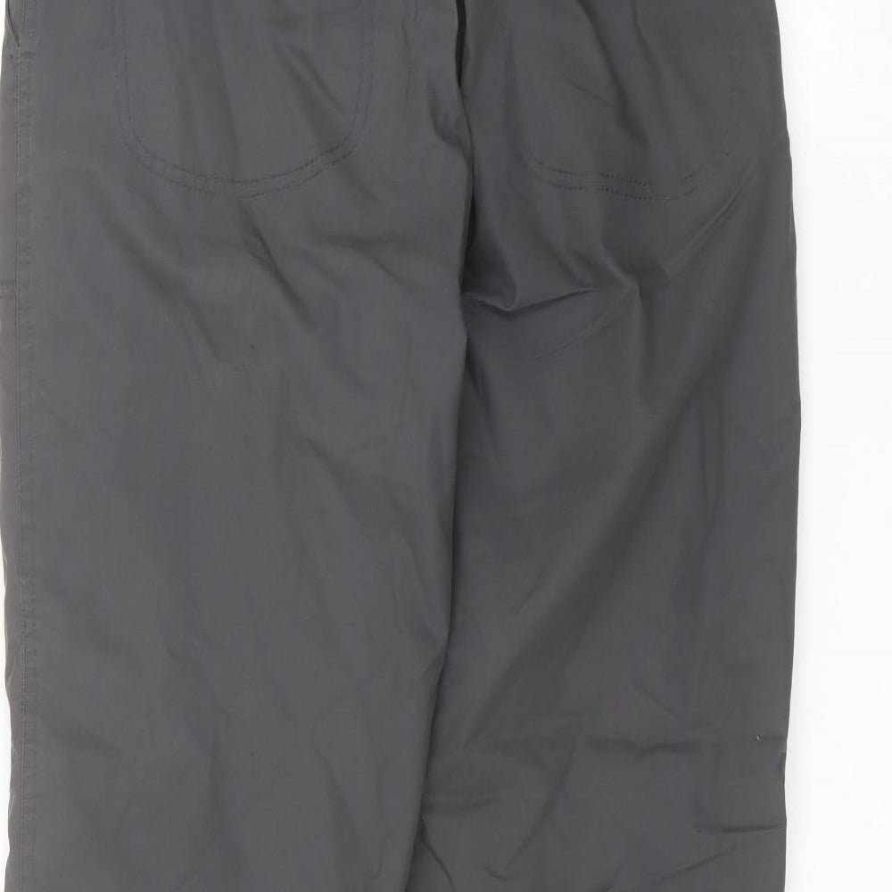 Preworn Womens Black Sweatpants Trousers Size 12 L27 in