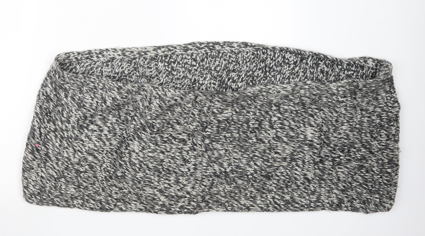 Hollister Womens Black Knit Scarf