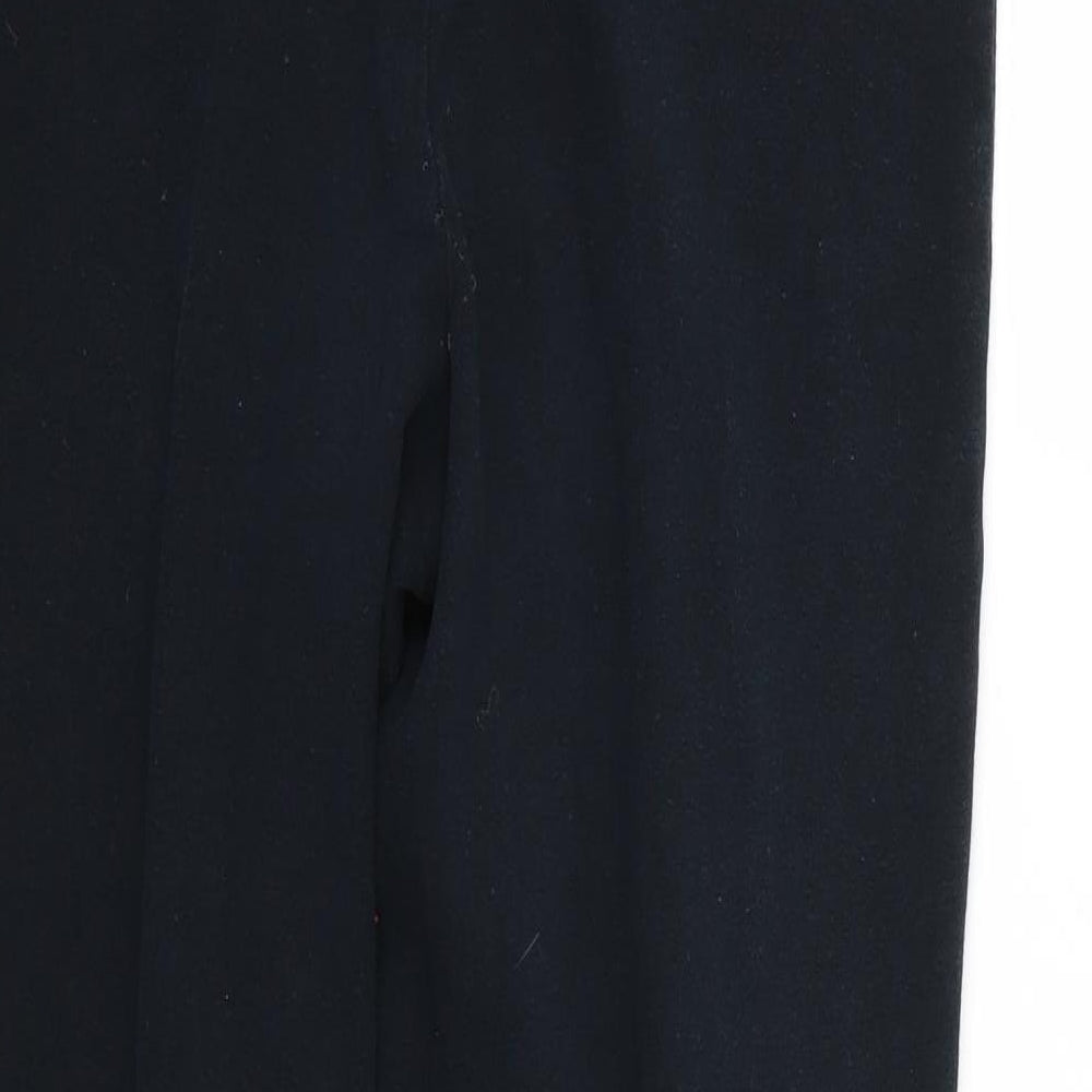 best basics Womens Black Trousers Size 14 L27 in