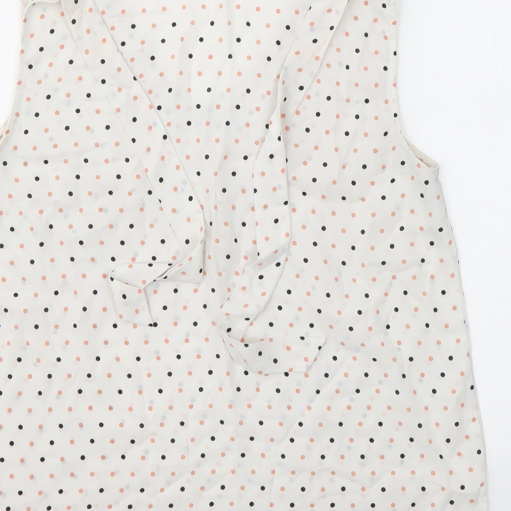 Primark Womens Multicoloured Polka Dot Basic Blouse Size 12