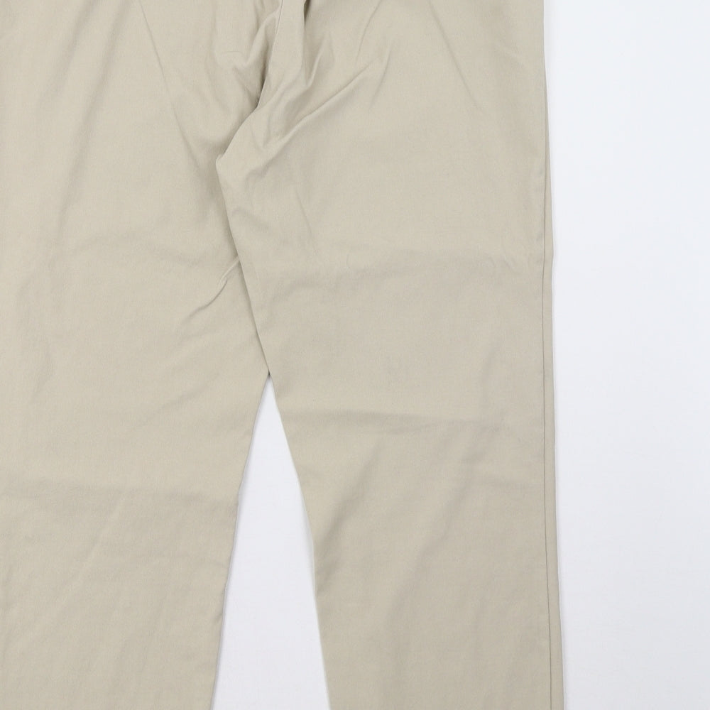 Preworn Womens Beige Trousers Size 18 L27 in