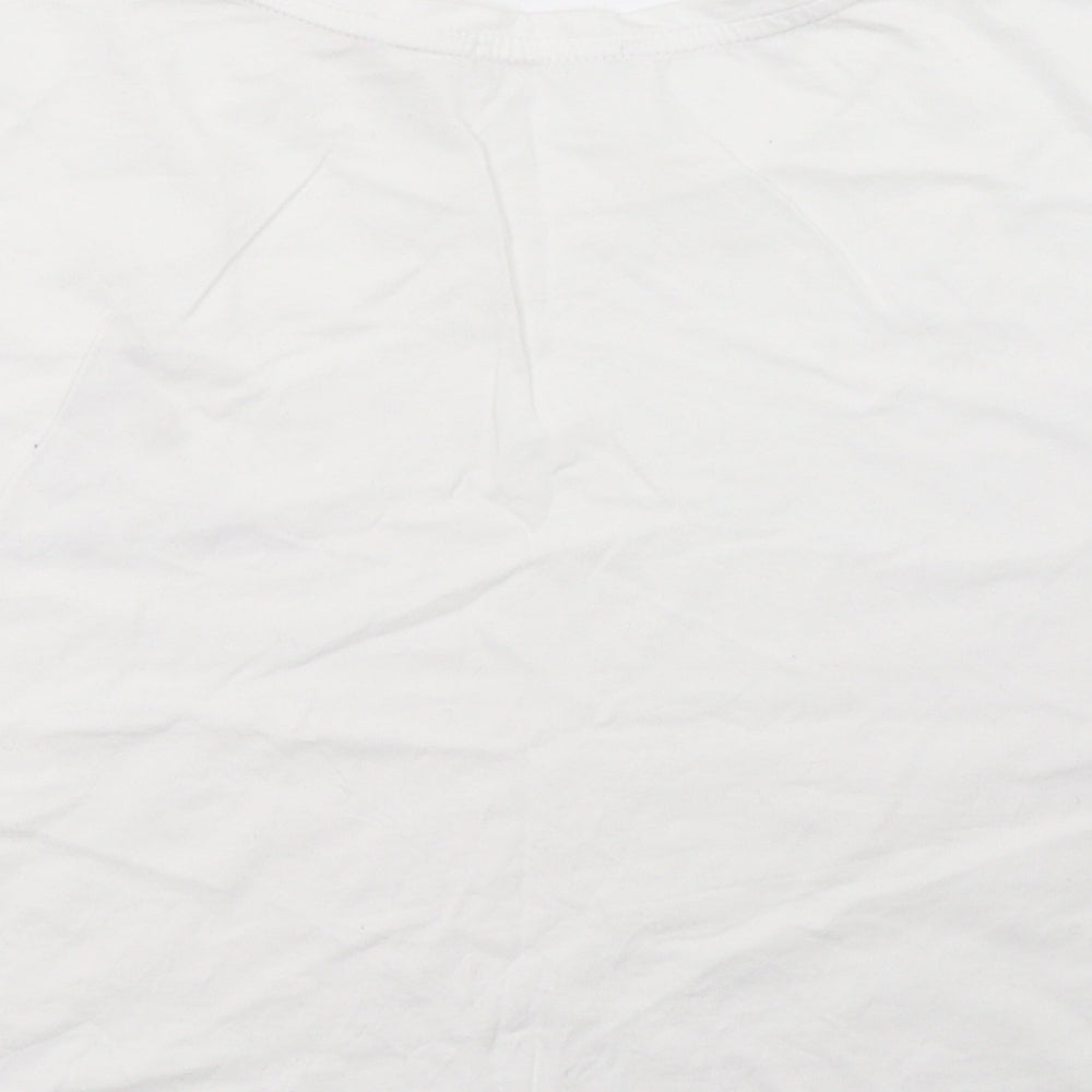 New Look Womens White Pyjama Top Size M