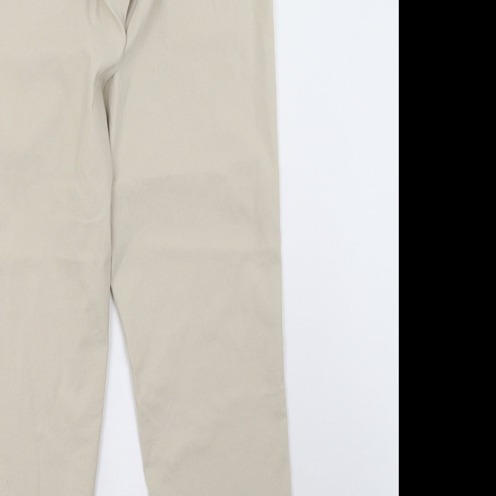 Preworn Womens Beige Trousers Size 18 L30 in