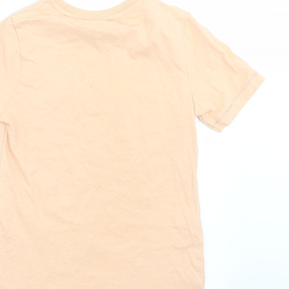 TU Boys Orange Basic T-Shirt Size 6-7 Years