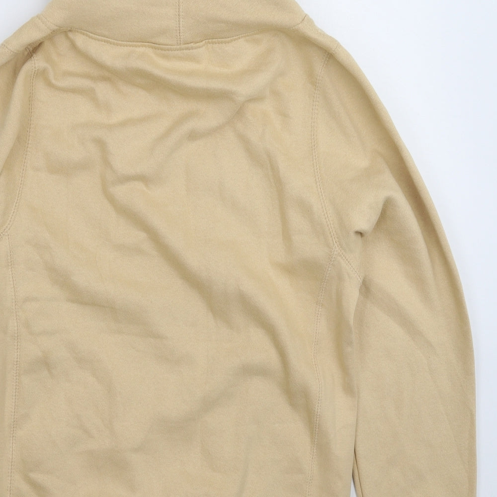 All We Do is Mens Beige Pullover Hoodie Size S
