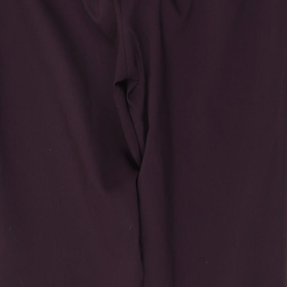 H&M Womens Purple Trousers Size 14 L30 in