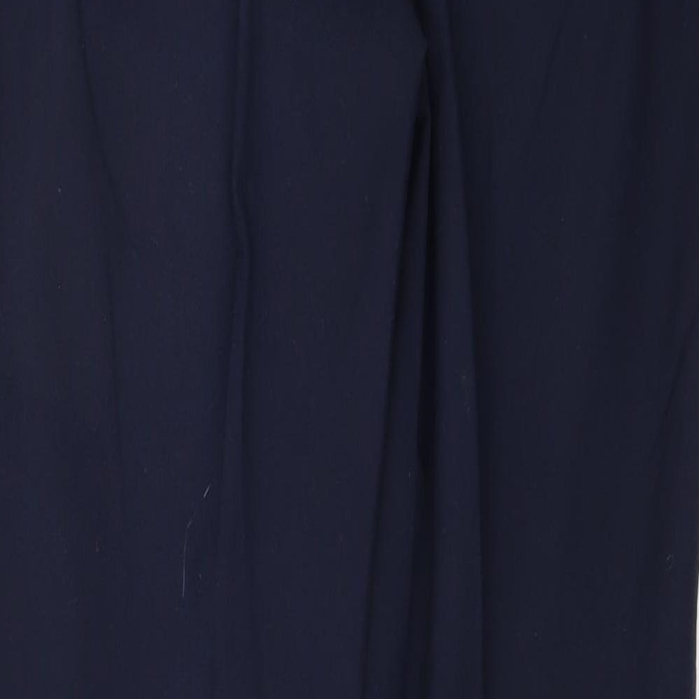 Marks and Spencer Womens Blue Trousers Size 12 L27 in