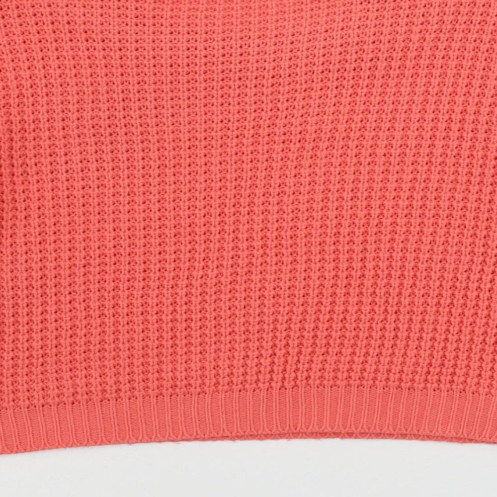 QED London Womens Pink Pullover Jumper Size M