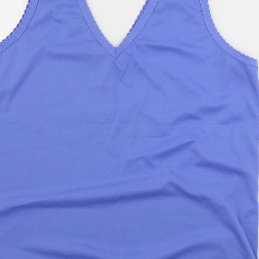NUGGETS Womens Blue Basic Tank Size XL