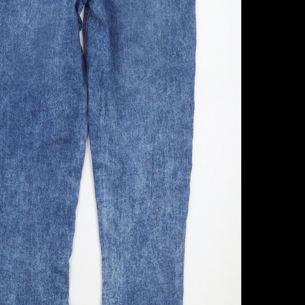 Denim Womens Blue Jegging Trousers Size 8 L27 in