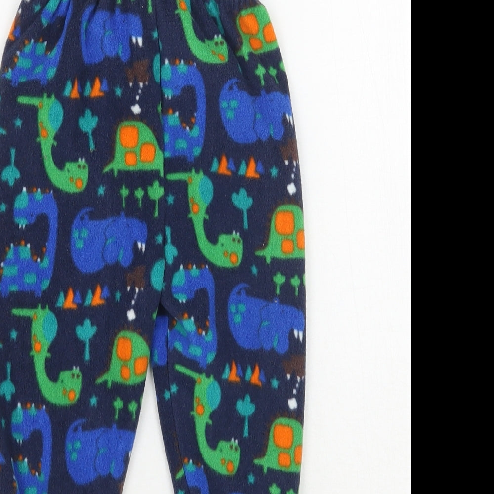 Early days Boys Blue Animal Print Pyjama Pants Size 6-9 Months