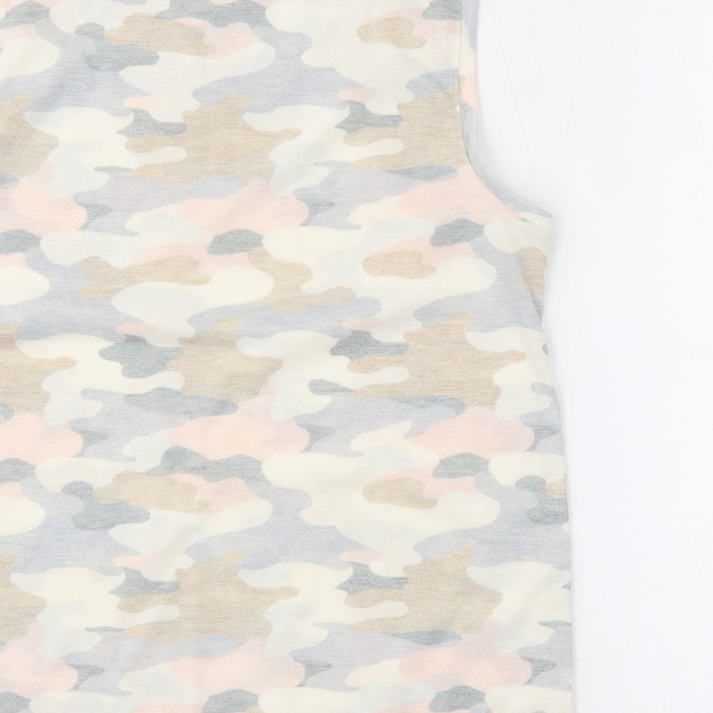 Marks and Spencer Womens Multicoloured Camouflage Basic Tank Size 6