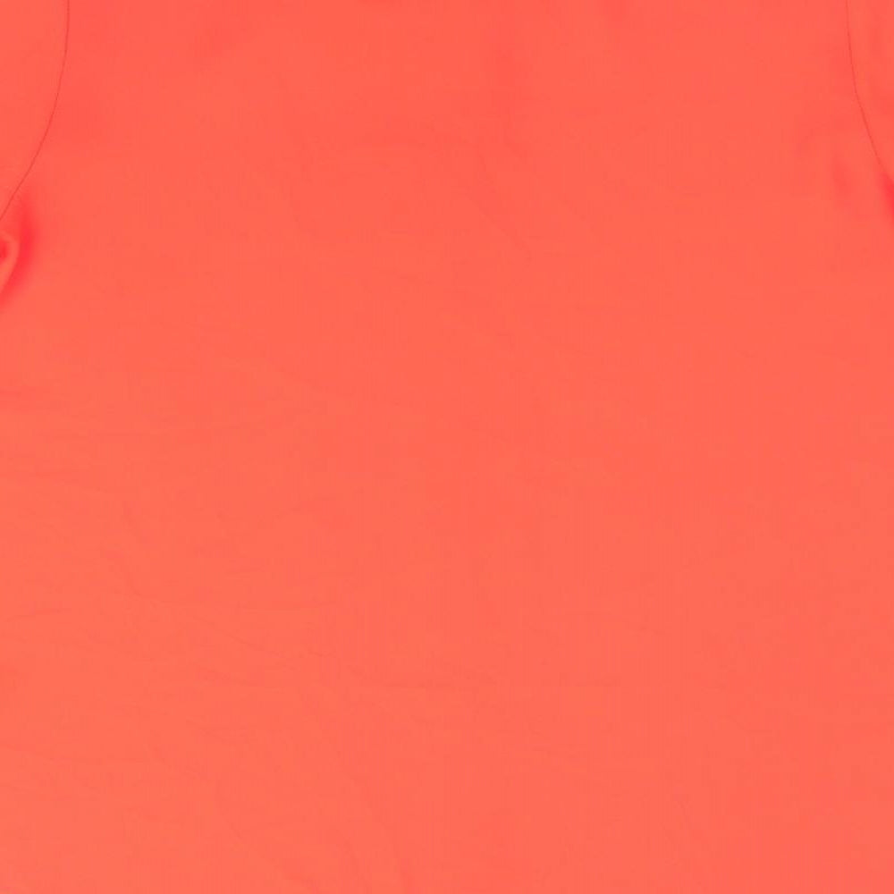 Florence and Fred Womens Orange Tunic Blouse Size 12 - Tie front fastening