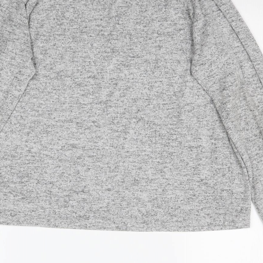 Love to Lounge Womens Grey Basic T-Shirt Size M