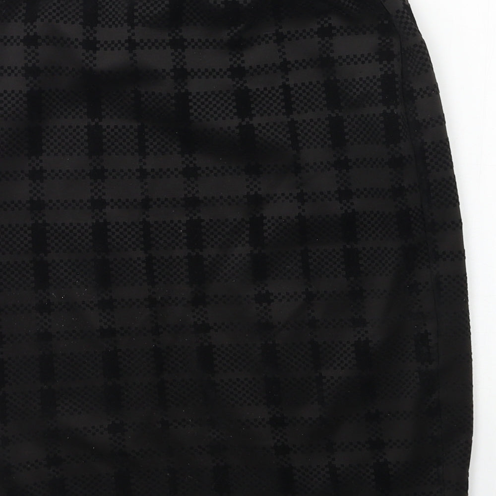 Atmosphere Womens Black Jersey A-Line Skirt Size 10