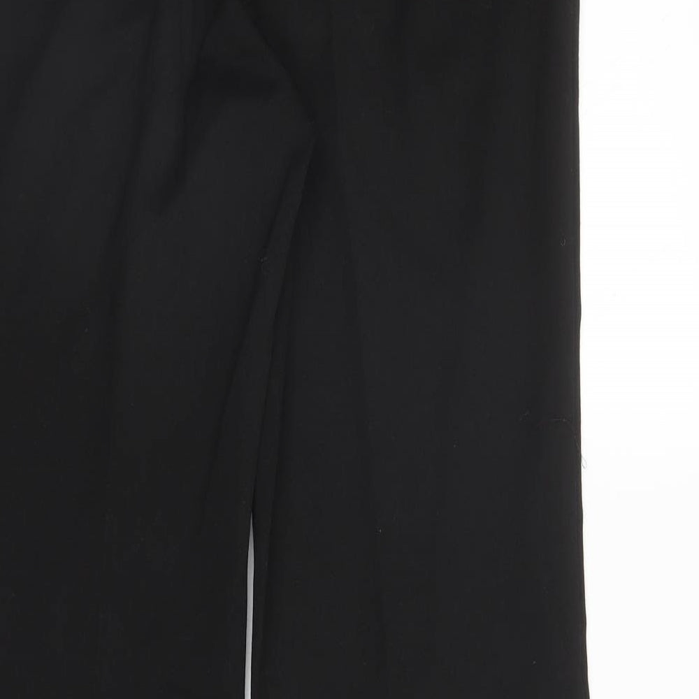 SLN Womens Black Trousers Size 10 L29 in