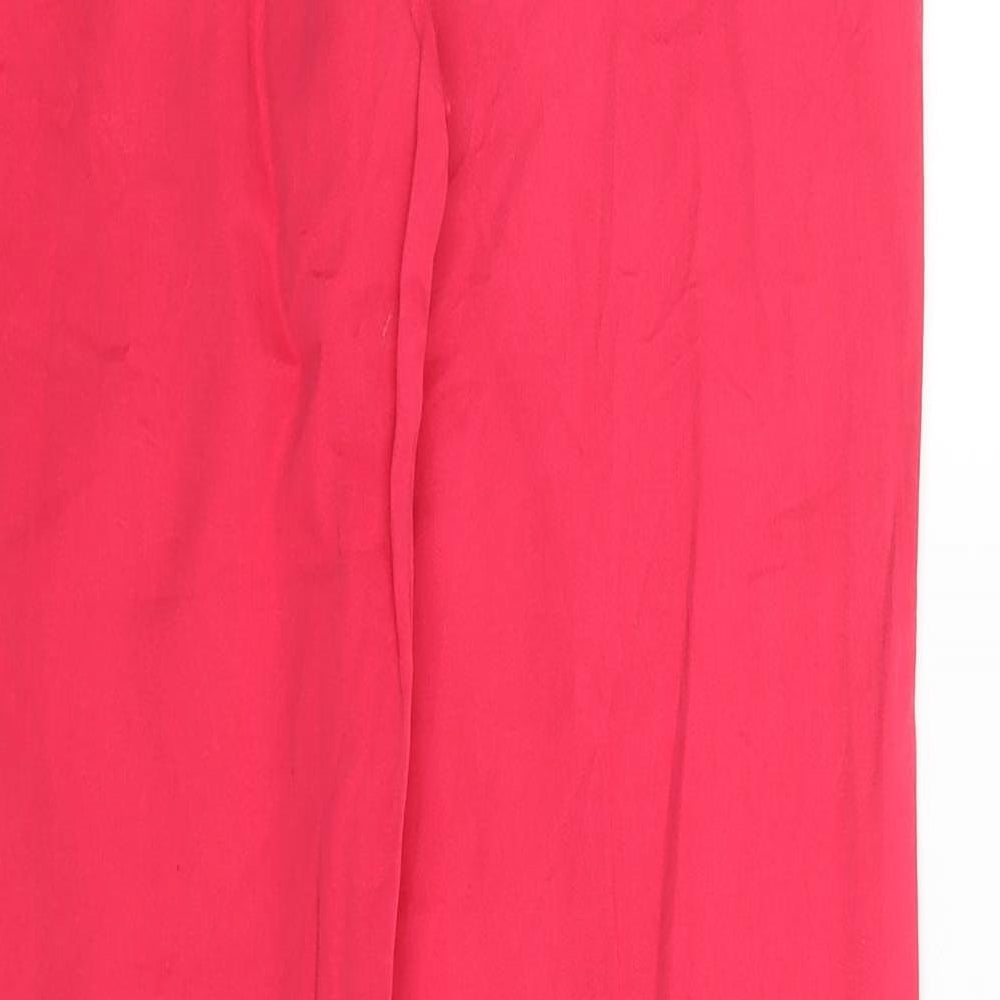 TRF Womens Pink Chino Trousers Size 8 L31 in