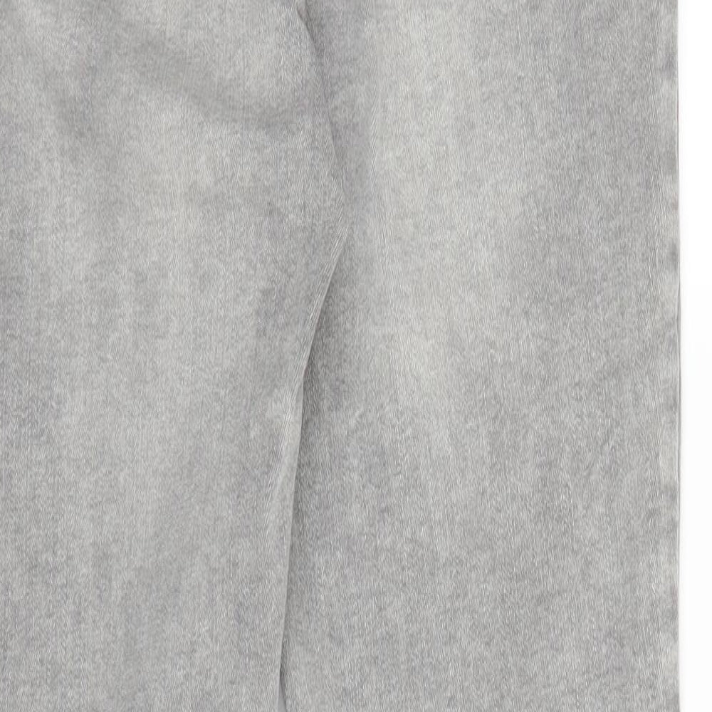 Primark Womens Grey Denim Skinny Jeans Size 10 L27 in