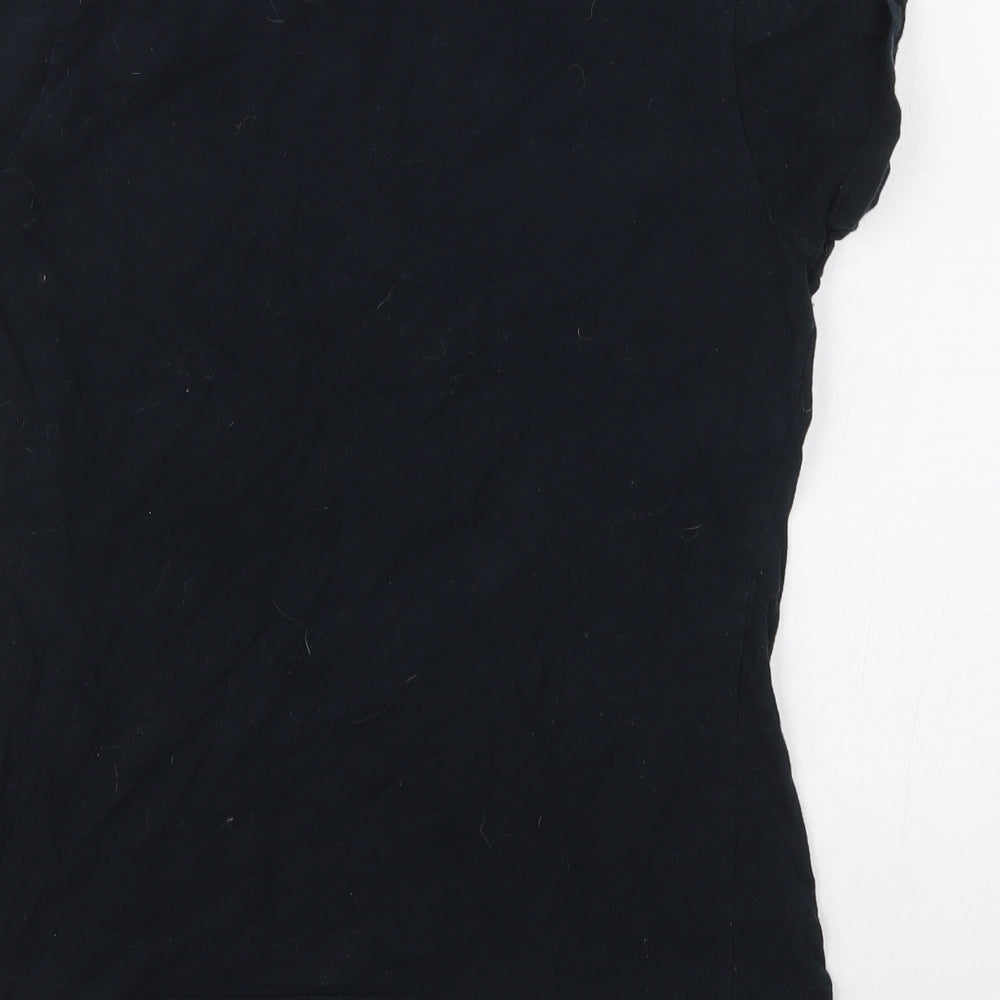 Gildan Womens Black Basic T-Shirt Size S