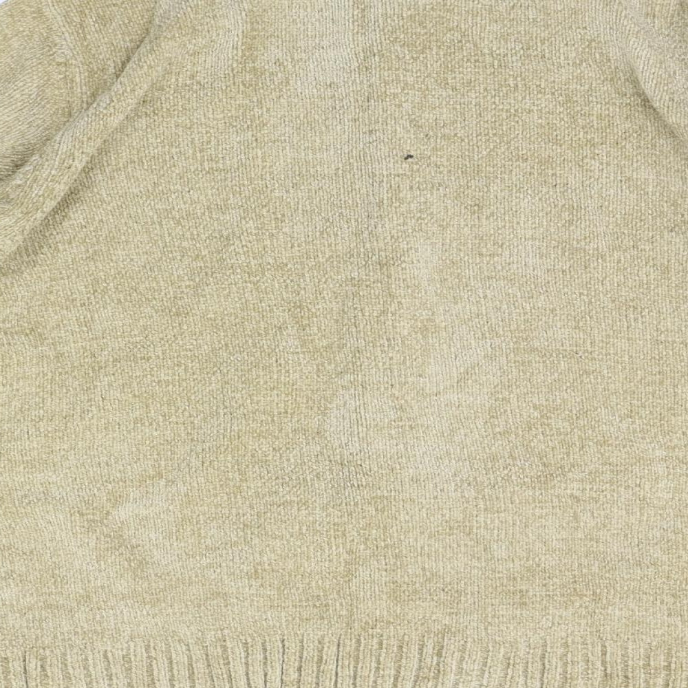 Preworn Womens Beige Jacket Coat Size XL