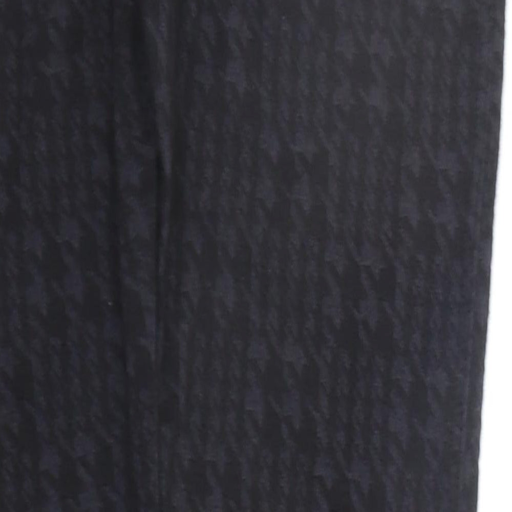 Select Womens Grey Geometric Jegging Leggings Size 12 L27 in