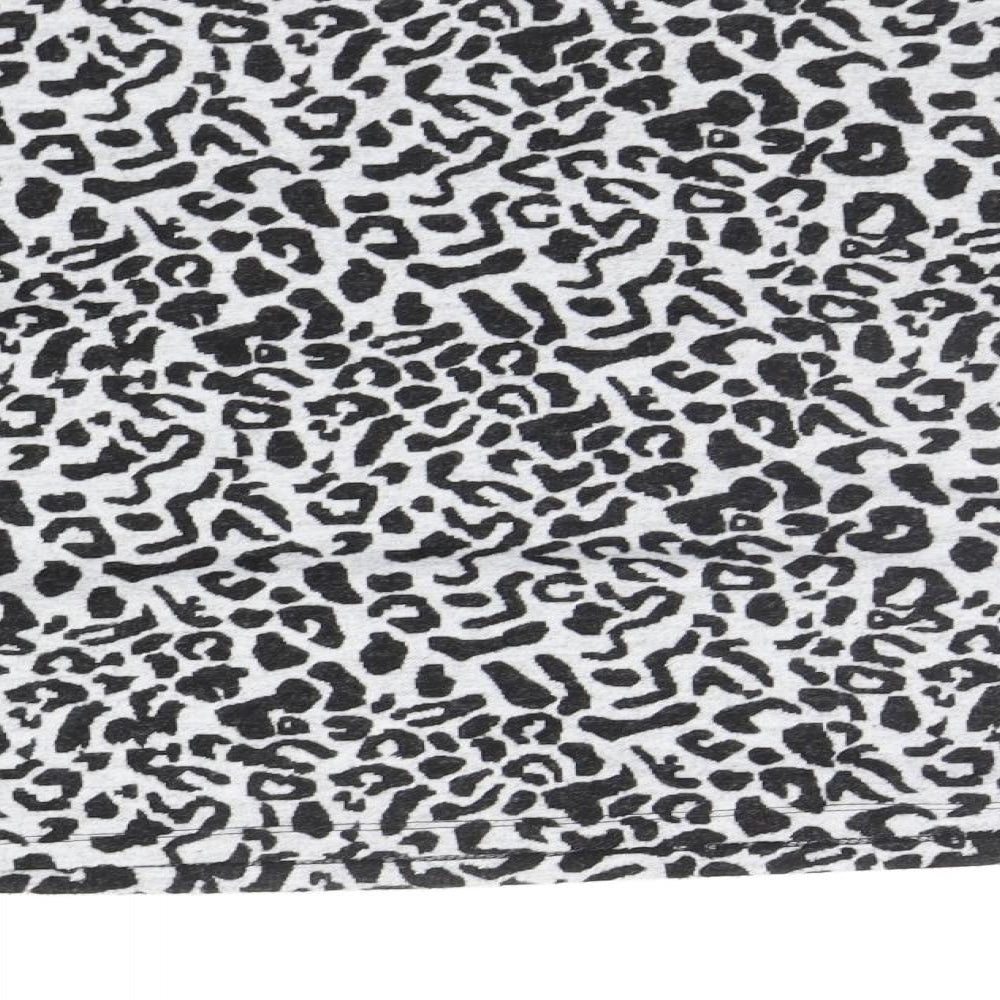 George Womens Black Animal Print Pullover Jumper Size L
