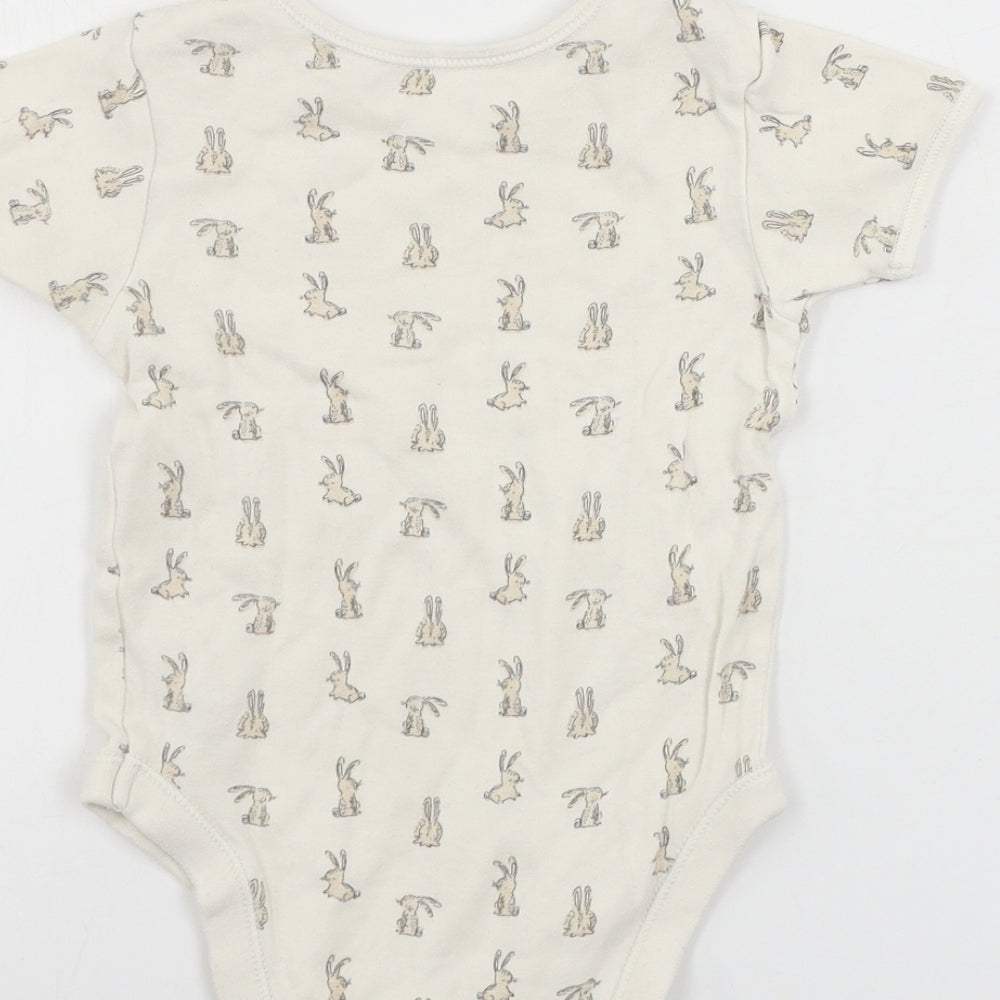 George Boys Beige Babygrow One-Piece Size 18-24 Months