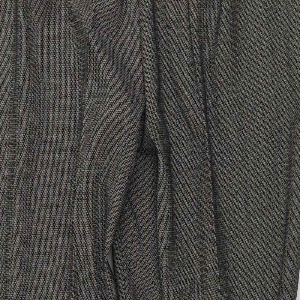 Marks and Spencer Womens Brown Trousers Size 12 L27 in