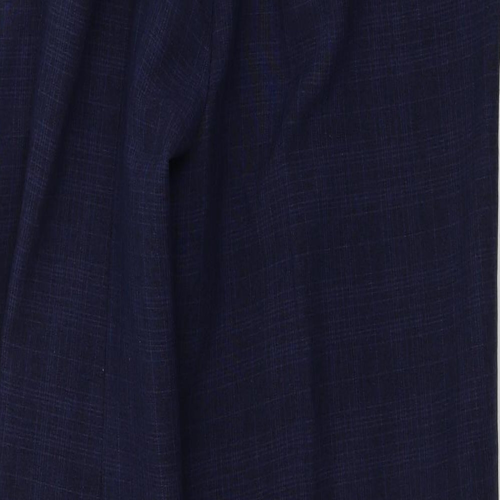 Marks and Spencer Womens Blue Trousers Size 14 L26 in