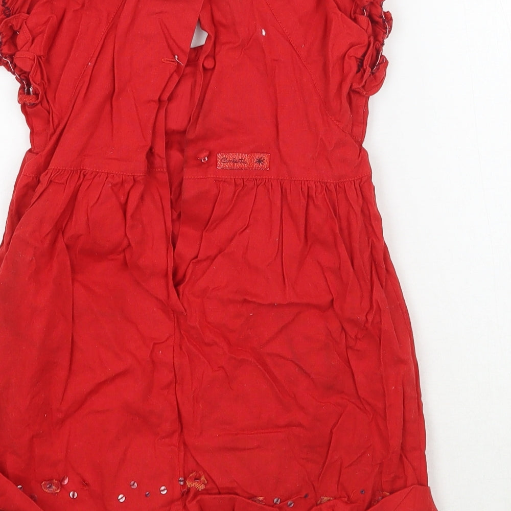 Confetti Girls Red A-Line Size 18 Months