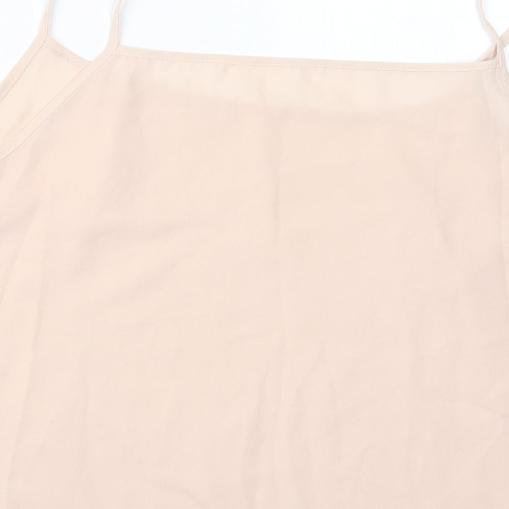 New Look Womens Pink Camisole T-Shirt Size 12