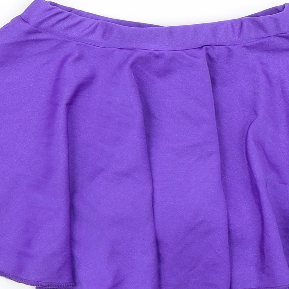 1st Position Girls Purple Flare Skirt Size 2 Years