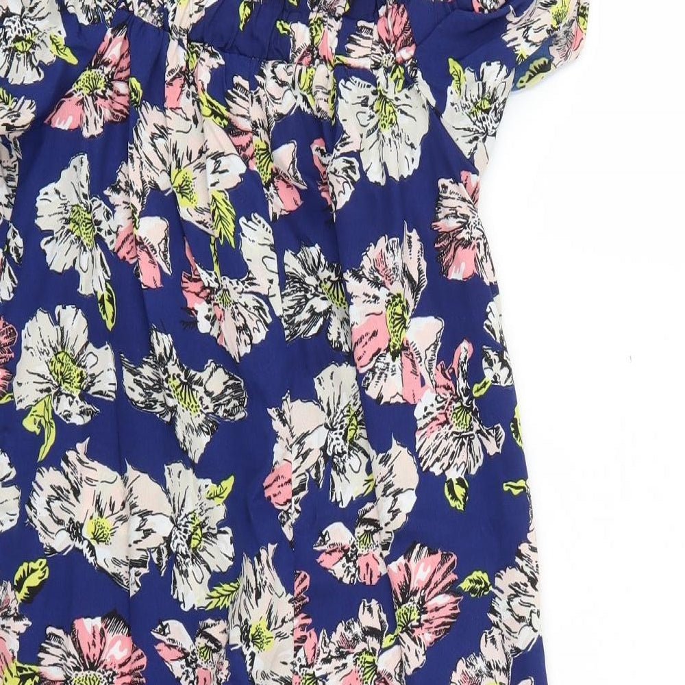 Atmosphere Womens Multicoloured Floral T-Shirt Dress Size 8