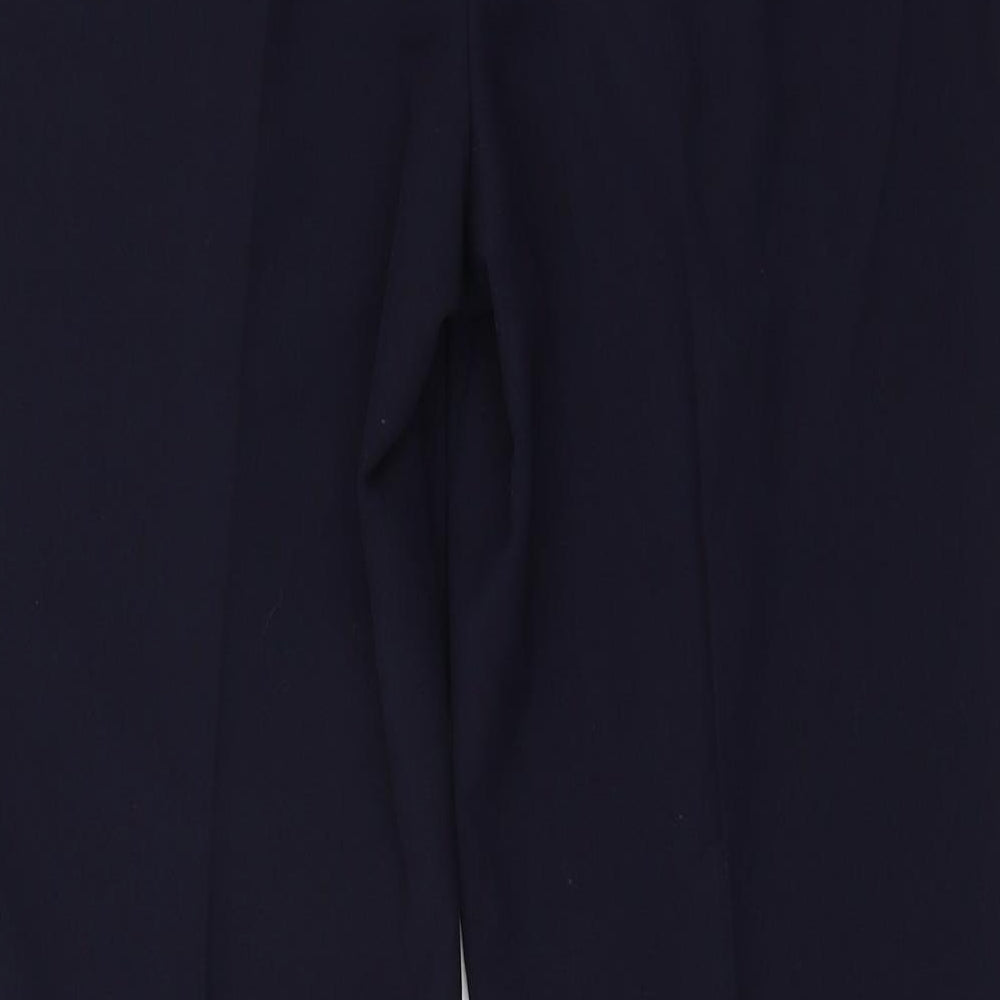 Marks and Spencer Womens Blue Trousers Size 14 L27 in