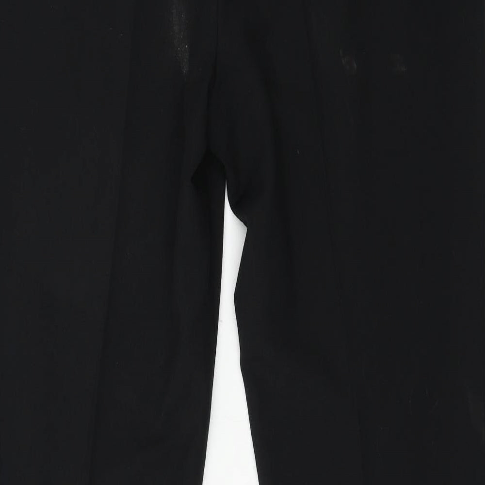 Marks and Spencer Womens Black Trousers Size 14 L28 in