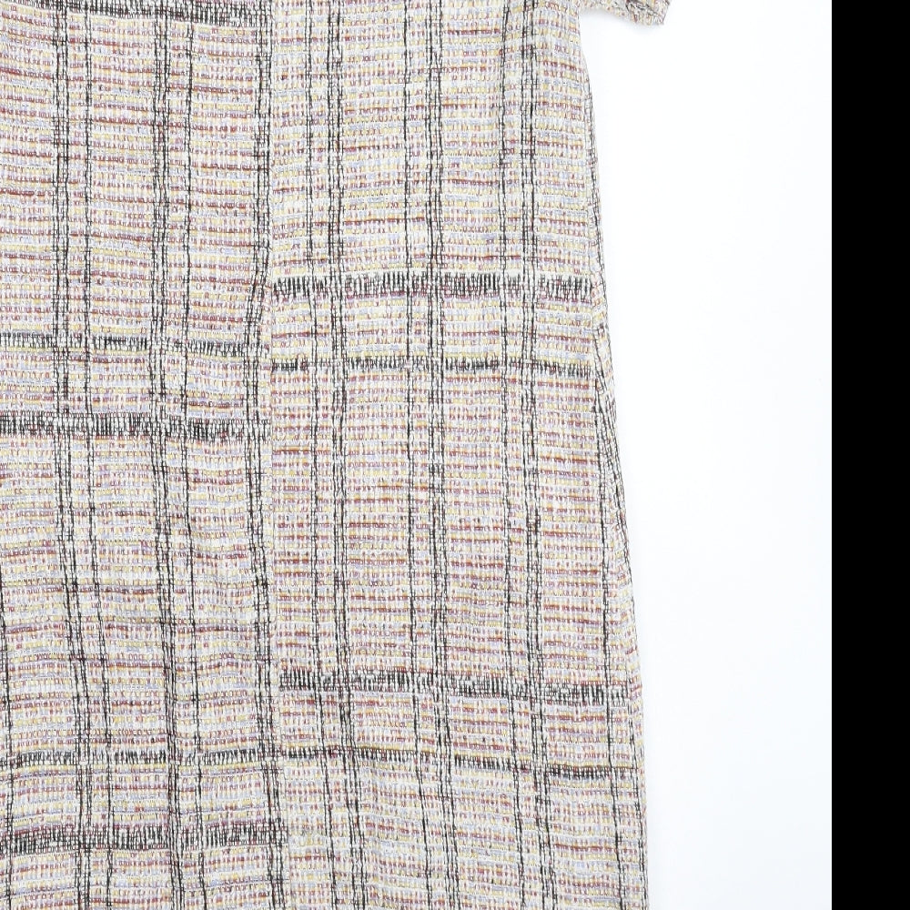 Primark Womens Multicoloured Check Mini Size 12
