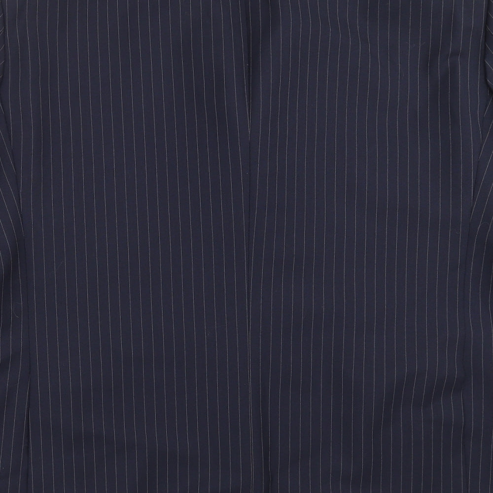 Marks and Spencer Mens Blue Striped Jacket Suit Jacket Size 46