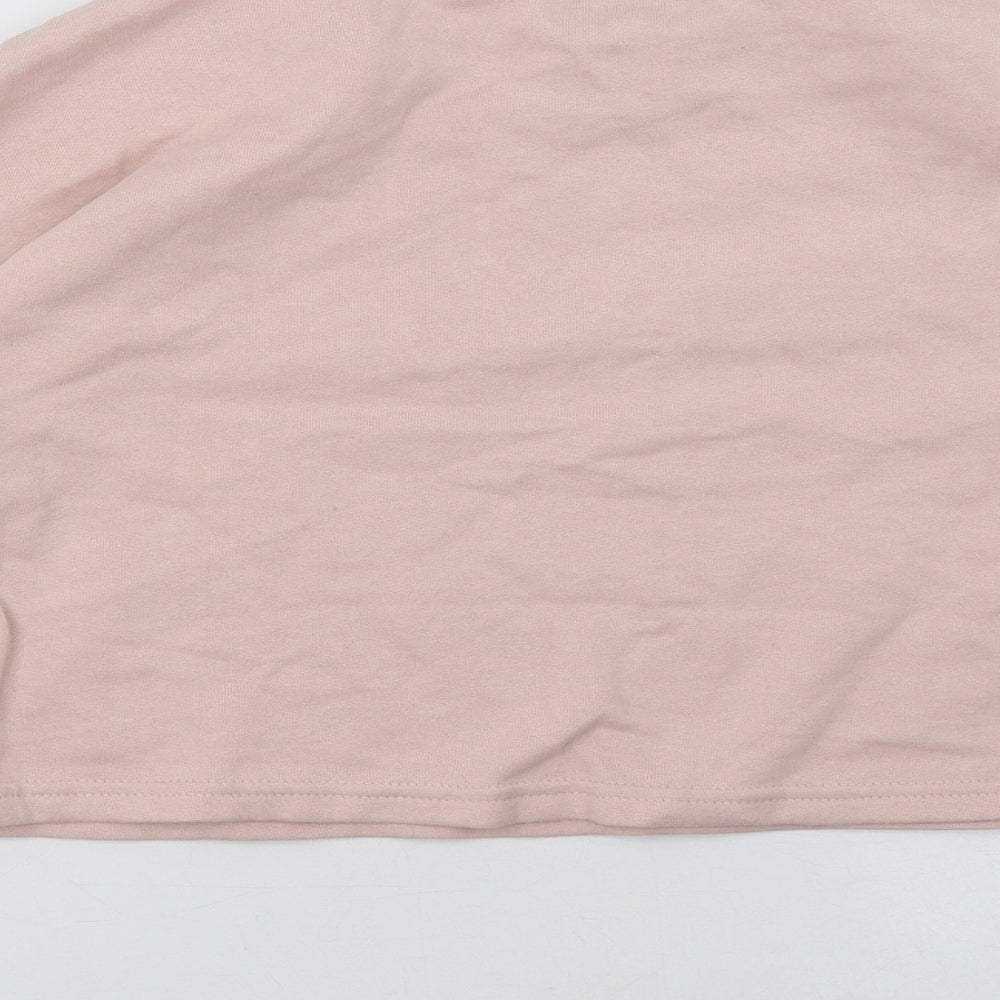 NEXT Girls Pink Pullover Sweatshirt Size 12-13 Years - Cropped