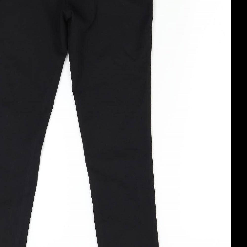New Look Womens Black Trousers Size 8 L29 in