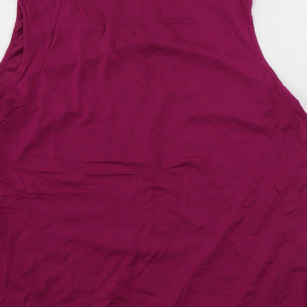 Debenhams Womens Purple Basic Tank Size 18