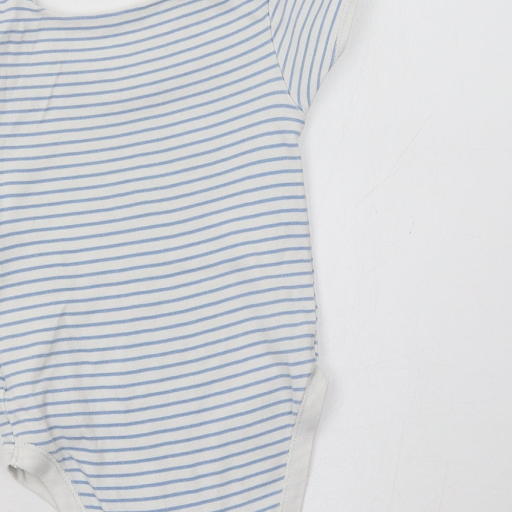 Primark Baby Blue Striped Romper One-Piece Size 18-24 Months