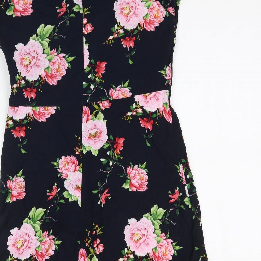 New Look Womens Multicoloured Floral Mini Size 10
