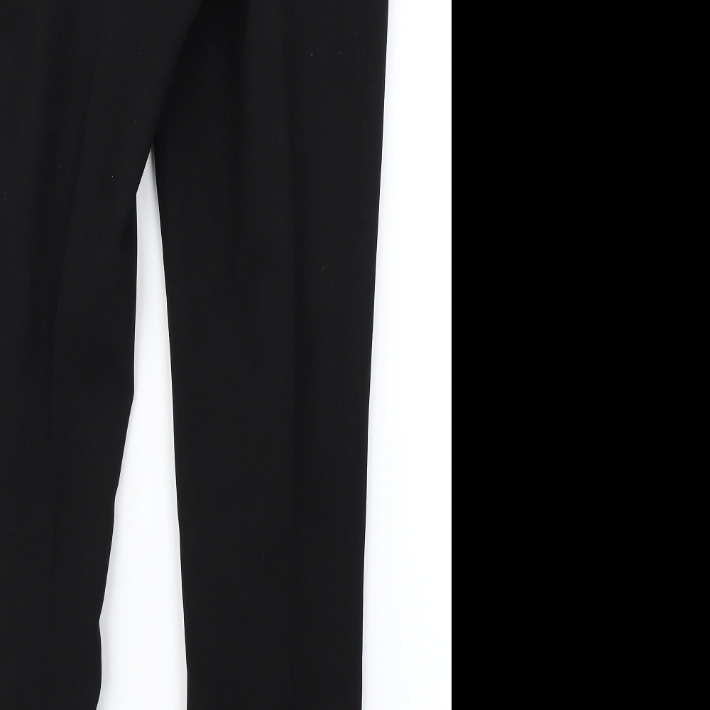 H&M Womens Black Dress Pants Trousers Size 6 L28 in