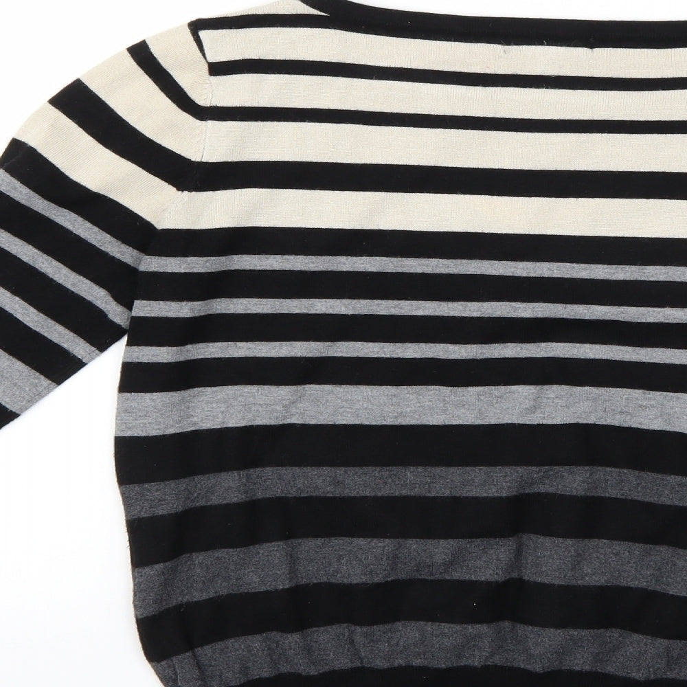the collection Womens Multicoloured Striped Pullover Jumper Size 16