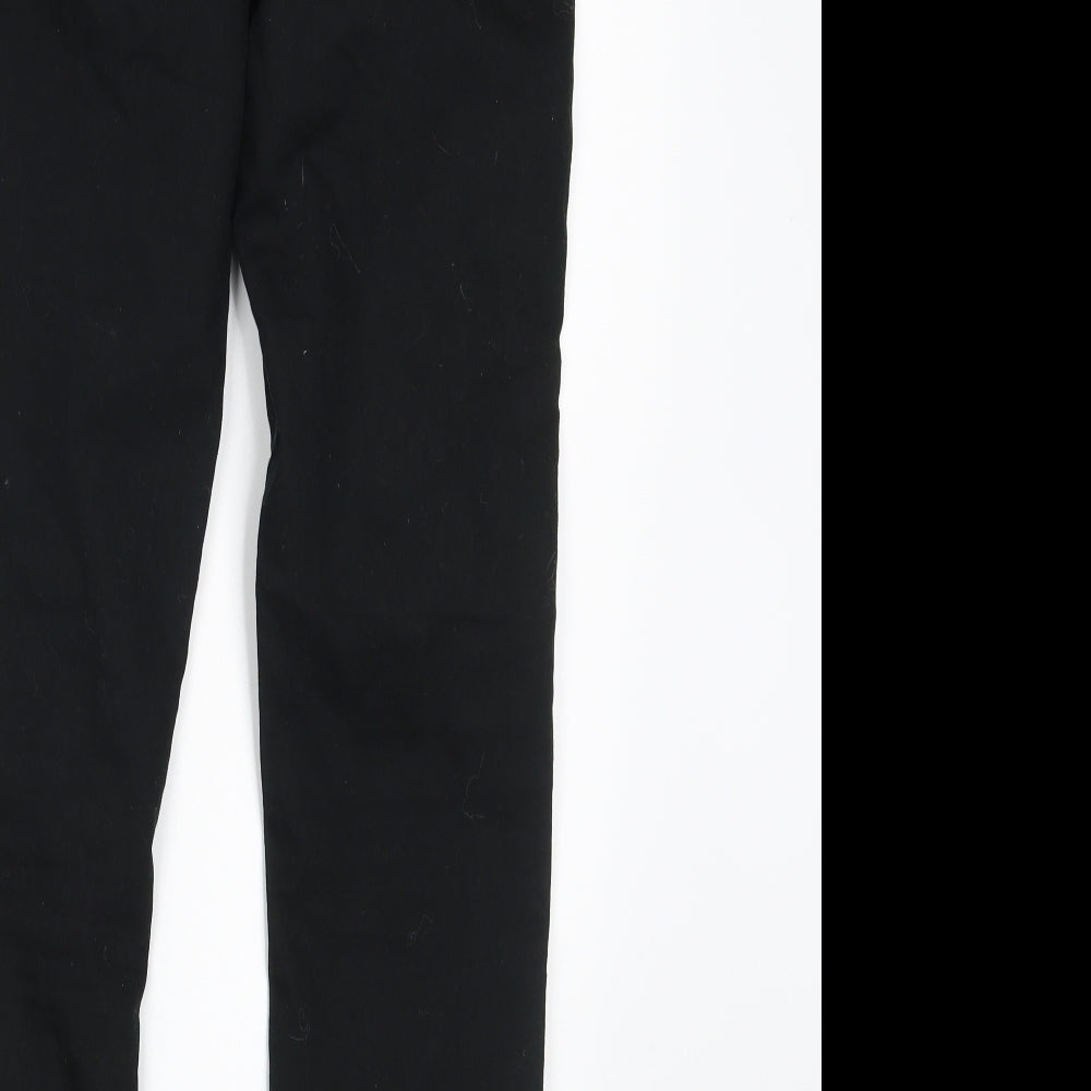 Papaya Womens Black Denim Skinny Jeans Size 10 L29 in