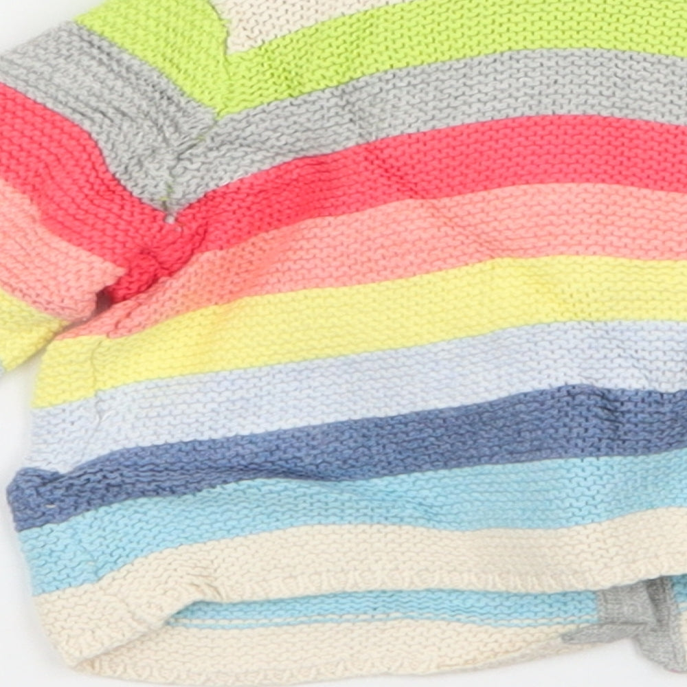 Gap Boys Multicoloured Striped Cardigan Jumper Size 3-6 Months
