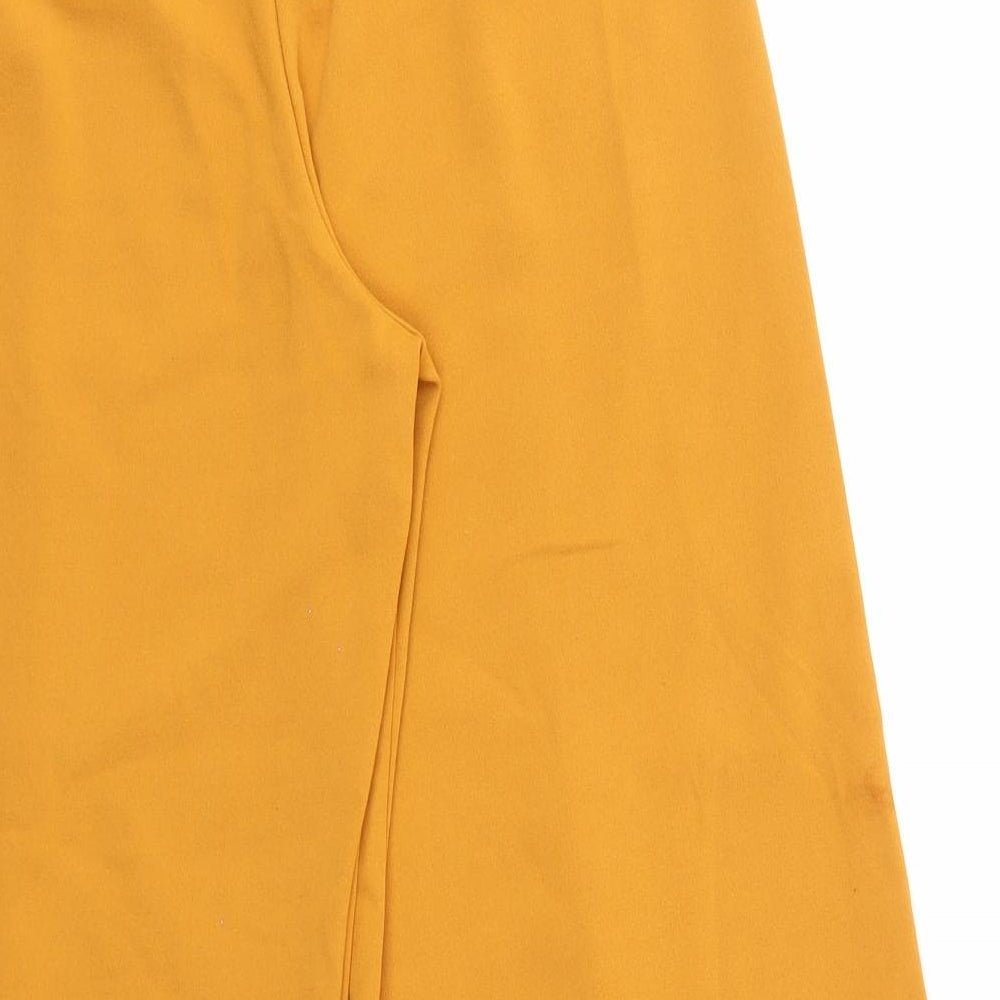 CEMEO ROSE Womens Orange Trousers Size 8 L23 in - STRECHY WAISTBAND